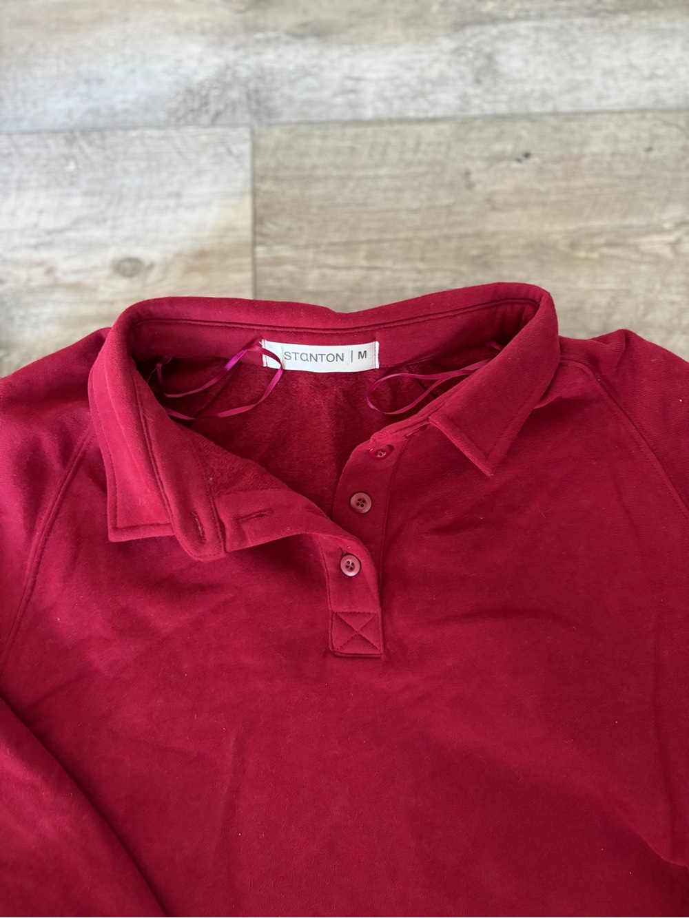 Stanton Women's Red Polo Crewneck Sweater - M